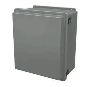 STAHLIN RJ1816HLL Enclosure, 18 x 16 x 10 Inch Size, Wall Mount, Fiberglass Reinforced Polyester, Gray | CV7LHR