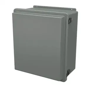 STAHLIN RJ1816HPL Enclosure, 18 x 16 x 10 Inch Size, Wall Mount, Fiberglass Reinforced Polyester, Gray | CV7LHT