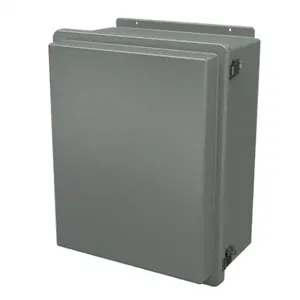 STAHLIN RJ2016HPL Enclosure, 20 x 16 x 10 Inch Size, Wall Mount, Fiberglass Reinforced Polyester, Gray | CV7LHW