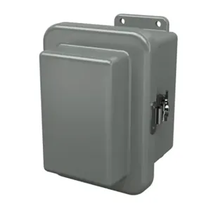 STAHLIN RJ604HLL Enclosure, 6 x 4 x 5 Inch Size, Wall Mount, Fiberglass Reinforced Polyester, Gray | CV7LHX