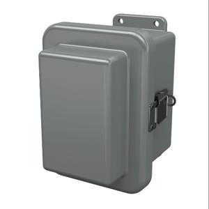 STAHLIN RJ604HPL Enclosure, 6 x 4 x 5 Inch Size, Wall Mount, Fiberglass Reinforced Polyester, Gray | CV7LHY