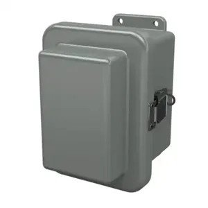 STAHLIN RJ604HPL Enclosure, 6 x 4 x 5 Inch Size, Wall Mount, Fiberglass Reinforced Polyester, Gray | CV7LHY