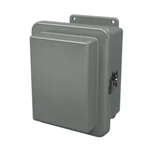 STAHLIN RJ806HLL Enclosure, 8 x 6 x 6 Inch Size, Wall Mount, Fiberglass Reinforced Polyester, Gray | CV7LJC