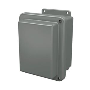 STAHLIN RJ806HW Enclosure, 8 x 6 x 6 Inch Size, Wall Mount, Fiberglass Reinforced Polyester, Gray | CV7LJE