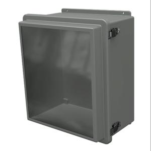 STAHLIN RJW1816HPL Enclosure, 18 x 16 x 10 Inch Size, Wall Mount, Fiberglass Reinforced Polyester, Gray | CV7LJQ