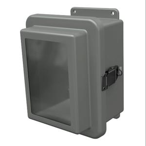 STAHLIN RJW806HPL Enclosure, 8 x 6 x 6 Inch Size, Wall Mount, Fiberglass Reinforced Polyester, Gray | CV7LJT