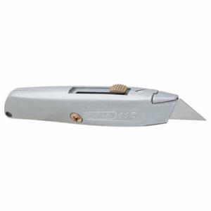 STANLEY 10-099 Utility Knife, 6 Inch Overall Length, Steel Std Tip, Pla Inch, Metal, Gray | CU4JYJ 4A803