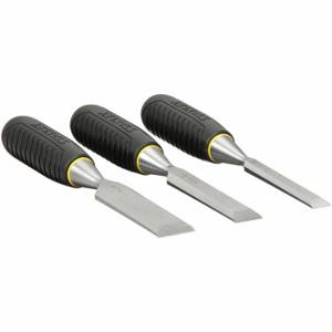 STANLEY 16-150 Wood Chisel Set, Plastic, 7 3/4 Inch Overall Length, 3 Pieces, 1/2 in/1 in/3/4 Inch | CV4QAN 45JX51