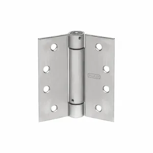 STANLEY 2060R 4X4 P STL Spring Hinge, Steel, Prime Coated, Square, 4 Holes Per Leaf, 180 Deg Range Of Motion | CU4JXX 487F77