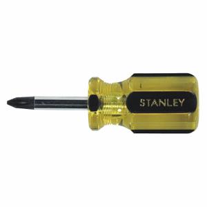STANLEY 64-105-A Screwdriver, #2 Tip Size, 3 1/2 Inch Length, 1 1/2 Inch Shank Length, Ergonomic Grip | CU4JTN 53JT22