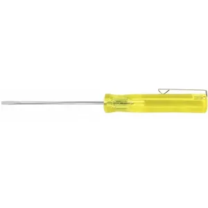 STANLEY 66-102-A Screwdriver, 4 Inch Shank, 3/32 Inch Standard Tip, Steel | CD3WUV 53JR96