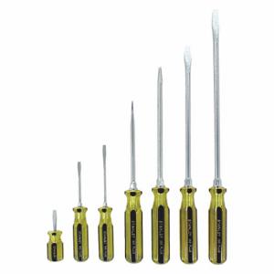 STANLEY 66-157-A Magnetized Tip Screwdriver Set, 7 Pieces, Slotted/Square Tip | CU4JWA 53JT24
