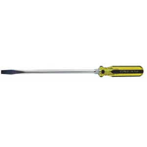 STANLEY 66-160-A Steel Screwdriver with 10 Inch Shank and 3/8 Inch Standard Tip | CD3HPB 53JT04