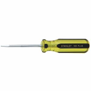 STANLEY 66-183-A General Purpose Slotted Screwdriver, 3/16 Inch Tip Size, 6 3/4 Inch Overall Length | CU4JWN 437H94