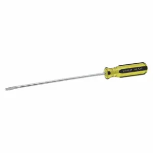 STANLEY 66-188-A General Purpose Slotted Screwdriver, 3/16 Inch Tip Size, 11 Inch Overall Length | CU4JWM 53JT16