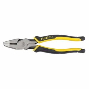 STANLEY 89-865 Linemans Plier, 9 1/2 Inch Overall Length, 1 5/8 Inch Jaw Length, 1 1/4 Inch Jaw Width | CU4JRR 10G716