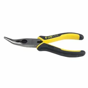 STANLEY 89-871 Bent Needle Nose Pliers, 1 1/4 Inch | CU4JTG 10D196