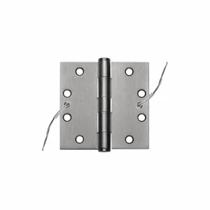 STANLEY CEFBB179-5445X4DOORHINGE26DSTL Electric Hinge, Steel, Full Mortise, Satin Chrome, 125 Lb Load Capacity, With | CU4JEZ 53DY45