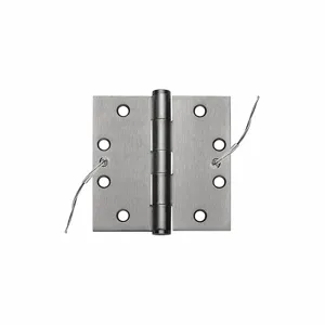 STANLEY CEFBB199-5445DOORHINGE32DSTS Electric Hinge, Stainless Steel, Full Mortise, Satin Stainless Steel, 125 Lb Load Capacity | CU4JEX 53DY29