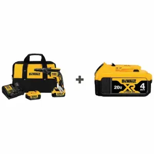 STANLEY DCF622M2/DCB204 Screwgun, 1/4 Inch Size Hex Drive Size, 2000 Rpm Free Speed, Brushless Motor, 4.0 Ah | CU4JWV 385XR5