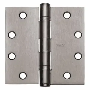 STANLEY FBB179 4 5X4 26D STL Butt Hinge, 4 Holes per Leaf, 1 5/8 Inch Door Leaf Width, 180 Deg Range of Motion, Square | CU4HJC 487F82