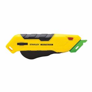STANLEY FMHT10363 Precision Safety Cutter, 7 Inch Overall Length, Plastic, Black/Yellow, Rounded | CU4JVM 458J80