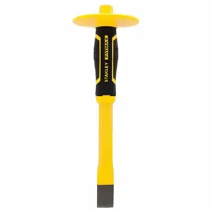 STANLEY FMHT16494 Cold Chisel, Steel, 1 Inch Blade Width, 12 Inch Overall Length, Cushioned Grip | CU4HLV 783HT8