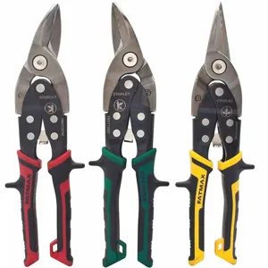 STANLEY FMHT73558 Left/Right/Straight Aviation Snip Set 12-5/16 Inch, 18 Mild, 22 SS | CD2KXT 45JX29