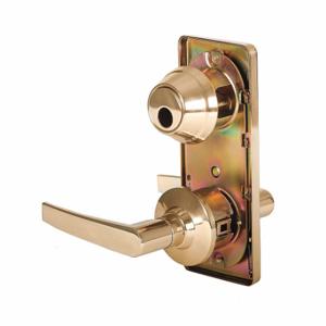 STANLEY QCI230A605NS4118FSCKD Lever Lockset, Grade 2, Qci230 Slate, Bright Brass | CU4HYD 45DE08