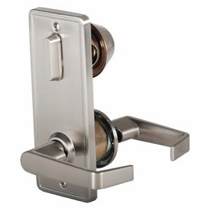 STANLEY QCI231E619S4118FLC Door Lever Lockset, Grade 2, Qcl Sierra, Satin Nickel, Not Keyed | CU4HTK 402T68