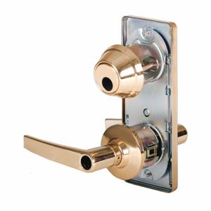 STANLEY QCI250A605NS4118FSCKD Lever Lockset, Grade 2, Qci250 Slate, Bright Brass | CU4HYR 45DE20