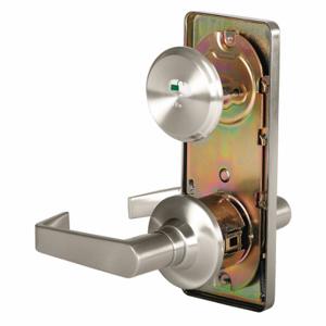 STANLEY QCI285E619S4118F Door Lever Lockset, Grade 2, Qcl Sierra, Satin Nickel, Not Keyed | CU4HTM 402T95