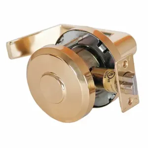 STANLEY QCL135E605S4478S Lever Lockset, Grade 1, Qcl135 Sierra, Bright Brass, Lock Is Keyless | CU4HWH 45DE76