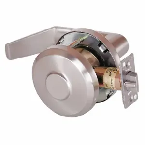 STANLEY QCL135E619S4118F Lever Lockset, Grade 1, Qcl135 Sierra, Satin Nickel, Lock Is Keyless | CU4HWM 45DE78