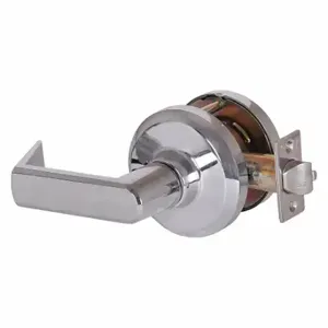 STANLEY QCL135E625S4118F Lever Lockset, Grade 1, Qcl135 Sierra, Bright Chrome, Lock Is Keyless | CU4HWJ 45DE79