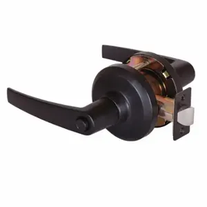 STANLEY QCL140A613S4478S Lever Lockset, Grade 1, Qcl140 Slate, Oil Rubbed Bronze, Lock Is Keyless | CU4HXC 45DE87