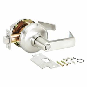 STANLEY QCL140E619S4478S Lever Lockset, Grade 1, Qcl140 Sierra, Satin Nickel, Lock Is Keyless | CU4HWZ 45DE93