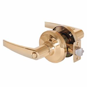STANLEY QCL150A605S4118FLC Lever Lockset, Grade 1, Qcl150 Slate, Bright Brass, Can Use Any | CU4HXL 45DE99