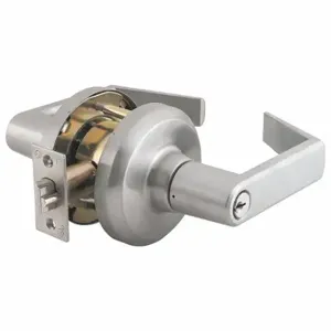 STANLEY QCL170E619S4478SSCKD Door Lever Lockset, Grade 1, Qcl Sierra, Satin Nickel | CU4HQL 402U28