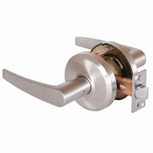 STANLEY QCL230A619S4478S Lever Lockset, Grade 2, Qcl230 Slate, Satin Nickel, Lockset Is Keyless | CU4JAH 45DF28