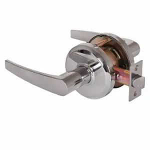 STANLEY QCL230A625S4478S Lever Lockset, Grade 2, Qcl230 Slate, Bright Chrome, Lockset Is Keyless | CU4JAF 45DF29