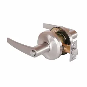 STANLEY QCL240A619S4478S Lever Lockset, Grade 2, Qcl240 Slate, Satin Nickel, Lock Is Keyless | CU4JAU 45DF41