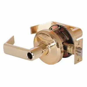 STANLEY QCL250E605S4478SSCKD Lever Lockset, Grade 2, Qcl250 Sierra, Bright Brass | CU4JAY 45DF55