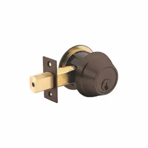 STANLEY QDB281613S4DBSLC Deadbolt, 2, Oil Rubbed Bronze, Not Keyed | CU4HNB 402U82