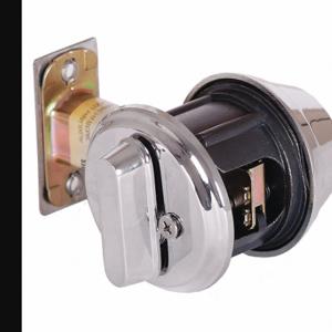 STANLEY QDB180625S4DBSSCKD Deadbolt, 1, Bright Chrome | CU4HMH 45DF65