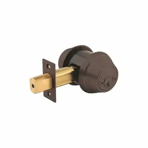 STANLEY QDB282613S4DBSLC Deadbolt, 2, Oil Rubbed Bronze, Not Keyed | CU4HMY 402U90