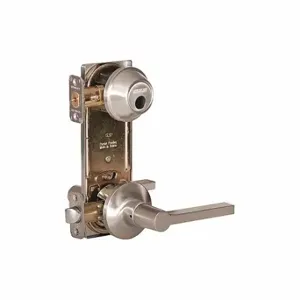 STANLEY QGI230T619L8LC55 Lever Lockset, Grade 2, Tempo Rose, Satin Nickel, Lockset Is Keyless | CU4JDM 53VF48