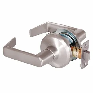 STANLEY QTL230E619SA118F Lever Lockset, Grade 2, Qtl230 Sierra, Satin Nickel, Lockset Is Keyless | CU4JET 45DH77