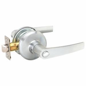 STANLEY QTL240A626SA118F Lever Lockset, Grade 2, Qtl240 Slate, Satin Chrome | CU4JCT 45DH87