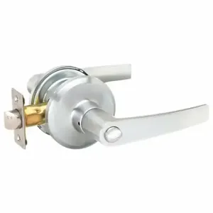 STANLEY QTL240A626SA118F Lever Lockset, Grade 2, Qtl240 Slate, Satin Chrome | CU4JCT 45DH87